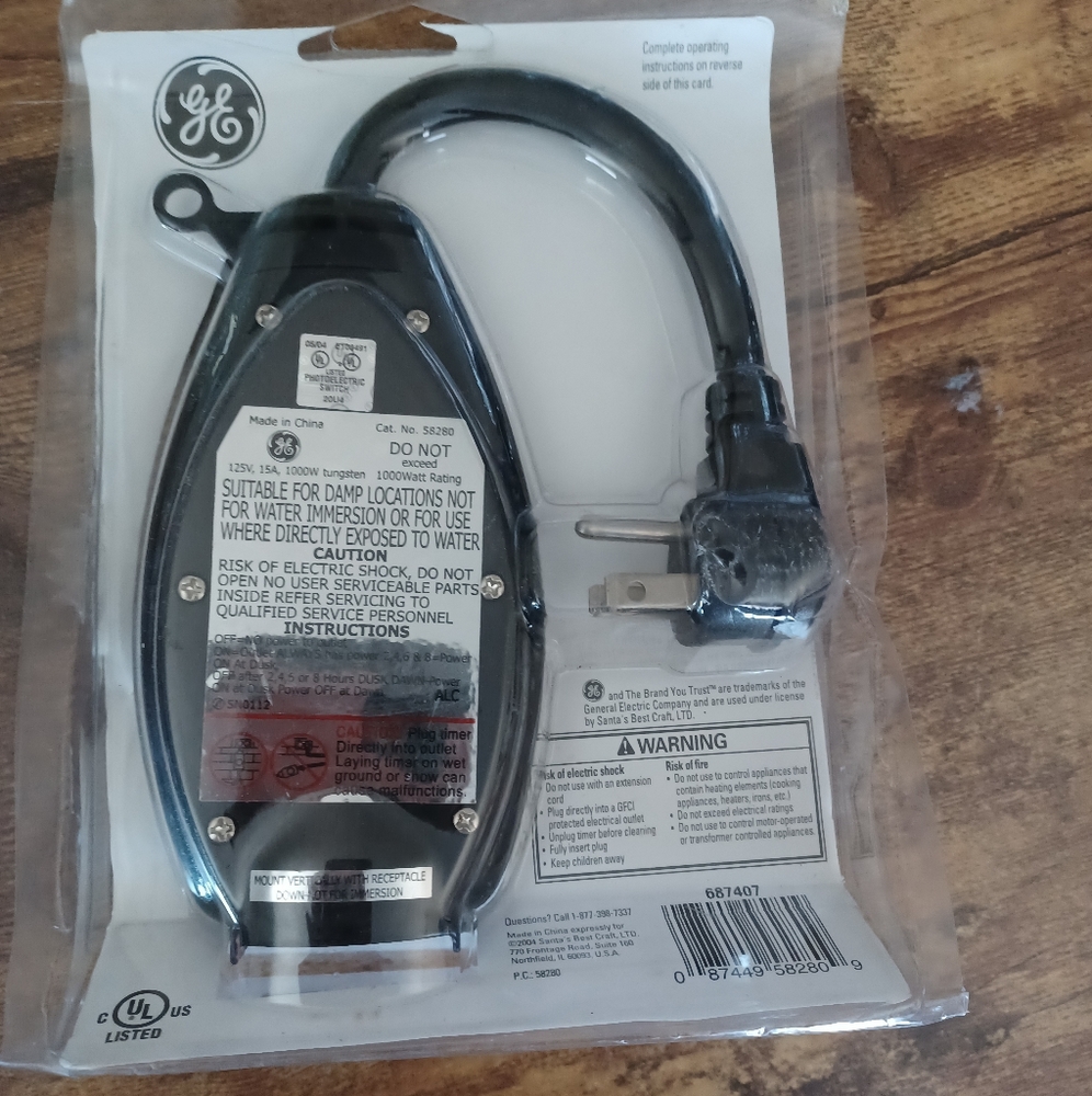 GE countdown timer light sensing - Picture 2 of 2